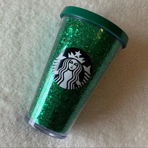 Green Glitter Tumbler